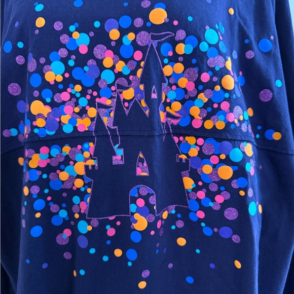 Disney Castle Graphic Spirit Jersey- Sz L - Picture 3 of 9